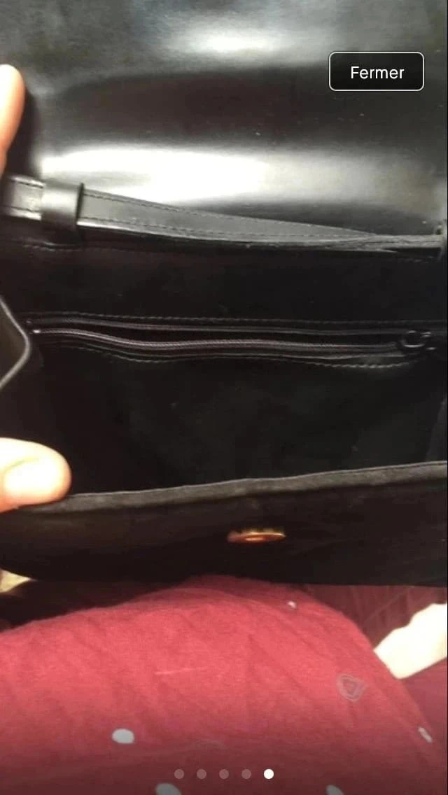 Sac à main façon pochette – photo 4
